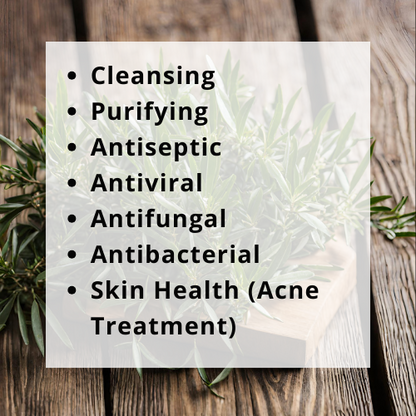 Organic Tea Tree Essential Oil (Melaleuca alternifolia)