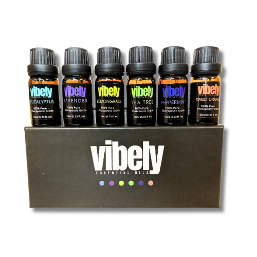 Vibely® 6pc Organic Essential Oil Set