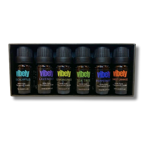 Vibely® 6pc Organic Essential Oil Set